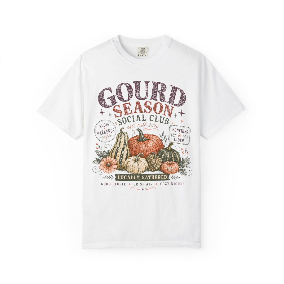 Comfort Colors® Pumpkin Patch T-shirt, Vintage Autumn Shirt, Farm Fresh Pumpkin Tee, Retro Fall Shirt, Autumn Pumpkin Patch Shirt