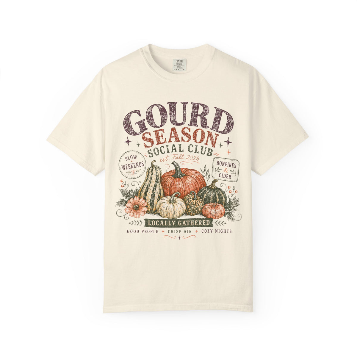 Comfort Colors® Pumpkin Patch T-shirt, Vintage Autumn Shirt, Farm Fresh Pumpkin Tee, Retro Fall Shirt, Autumn Pumpkin Patch Shirt