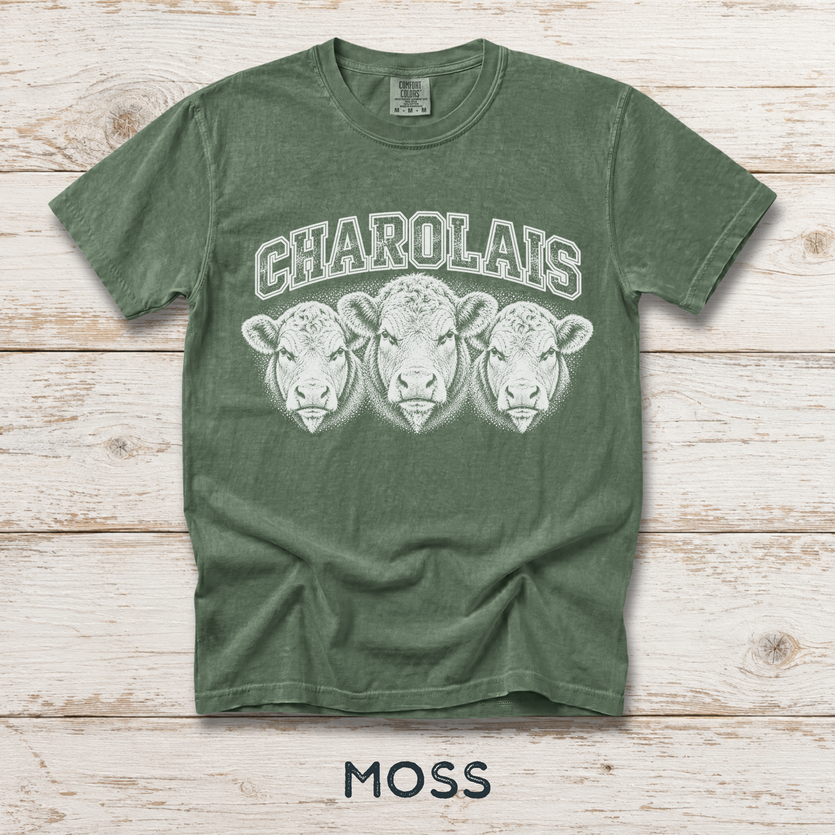 Charolais Unisex Comfort Colors® Garment-Dyed T-shirt
