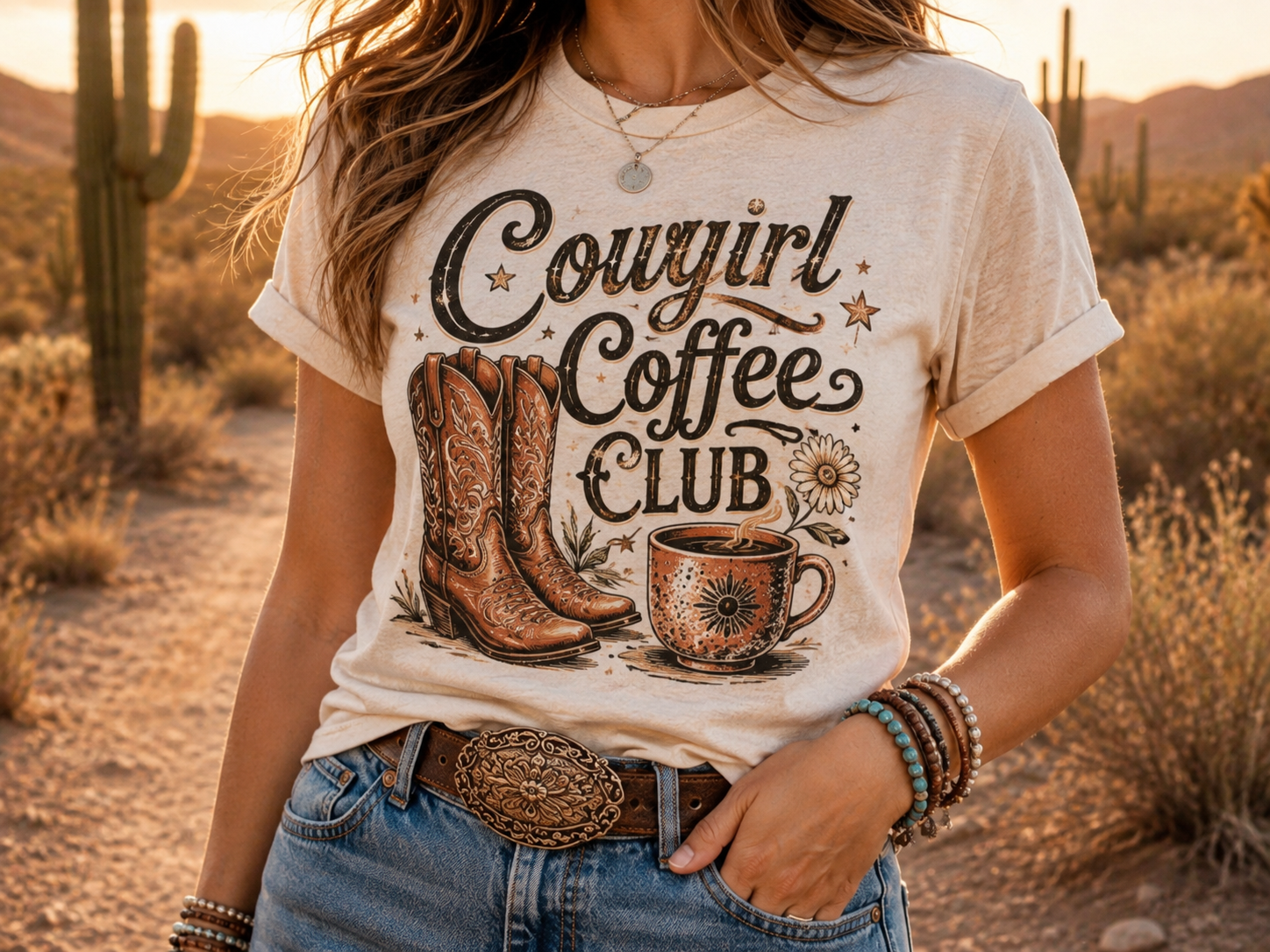 5th T-shirt Western style