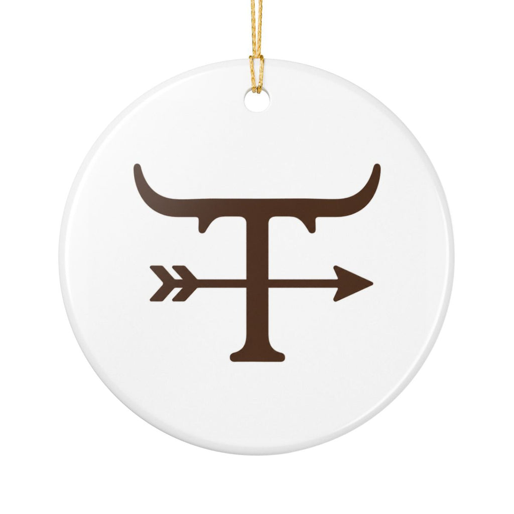 Personalised Ranch/Farm Cattle Ceramic Ornament