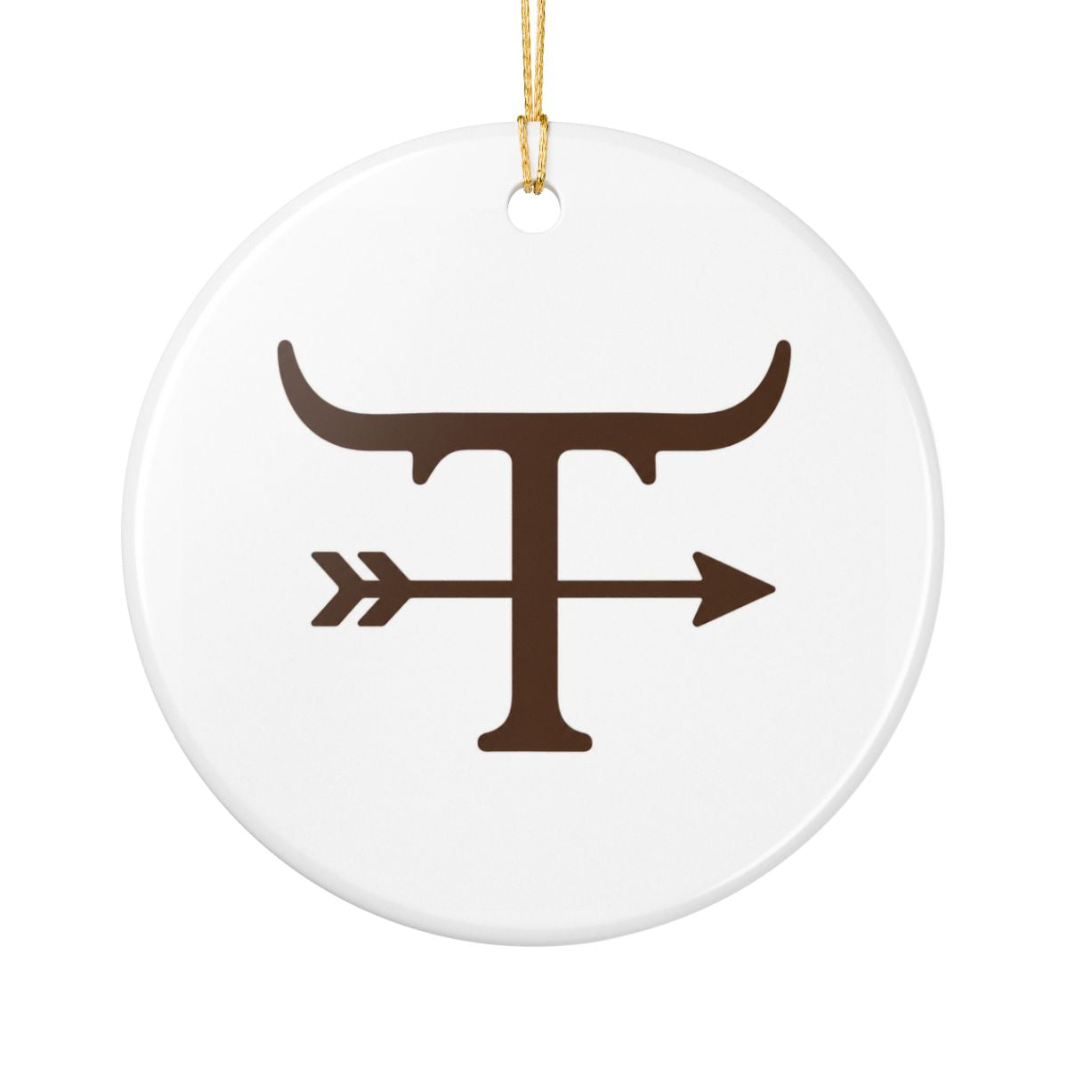 Personalised Ranch/Farm Cattle Ceramic Ornament